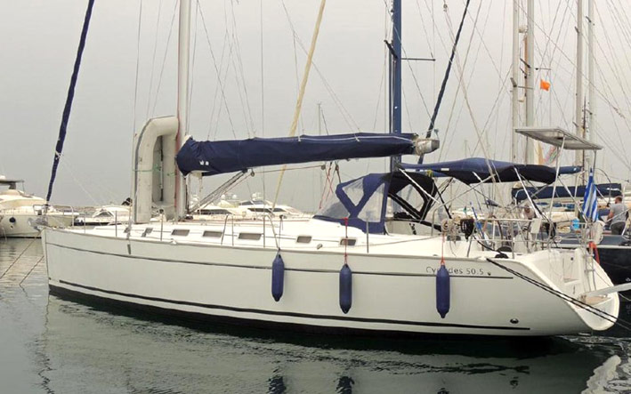 Barca a vela Beneteau Cyclades 50 , golfo di Napoli, Napoli