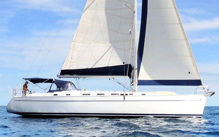 Beneteau Cyclades 50, barca a vela, isole Porquerolles
