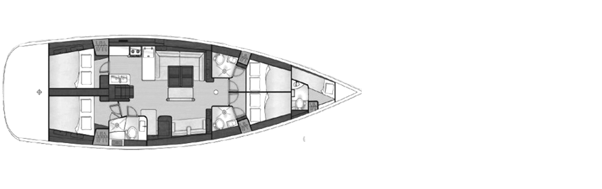 Beneteau Oceanis 54, barca a vela, isole Pontine