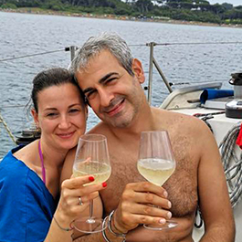 Viaggio Nozze Anniversario matrimonio a bordo di barca a vela caicco catamarano