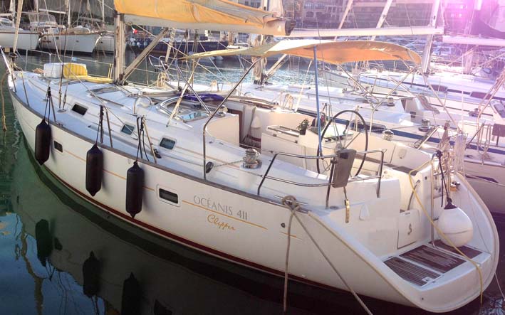 Oceanis 411, barca a vela, Riviera Ligure