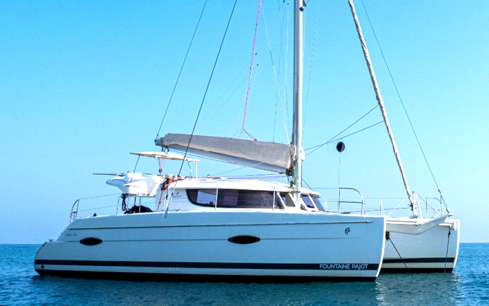 Catamarano Fountaine Pajot Lipari 41, isole Flegree, Flegree