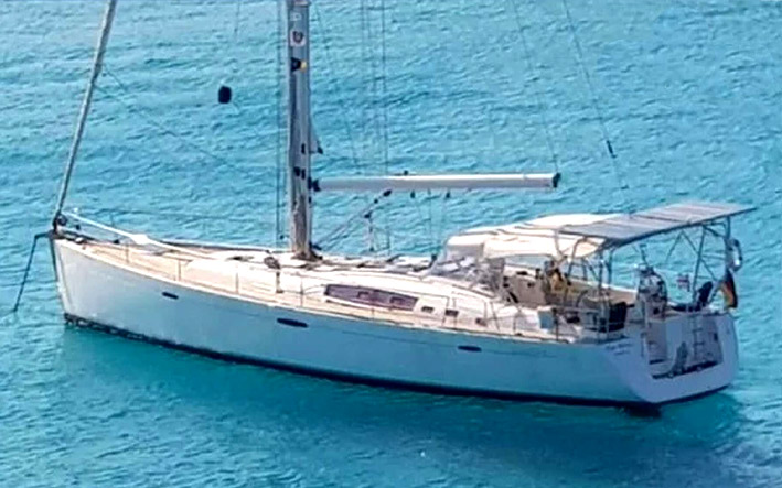 Beneteau Oceanis 54, barca a vela, golfo di Napoli, Napoli