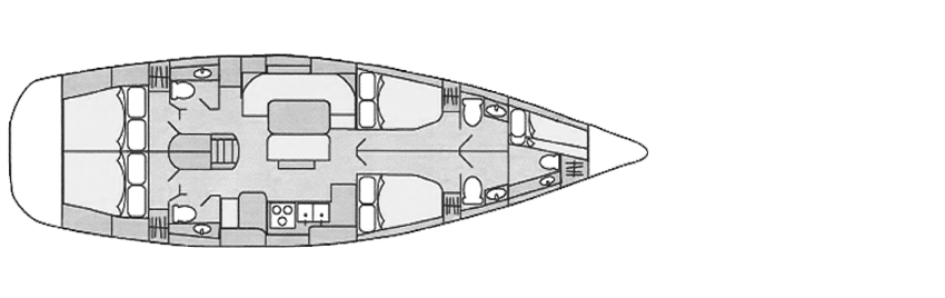 Barca a vela BENETEAU 50, Isole Pontine