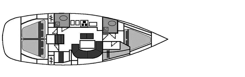  Beneteau Oceanis 411, barca a vela, Riviera Ligure