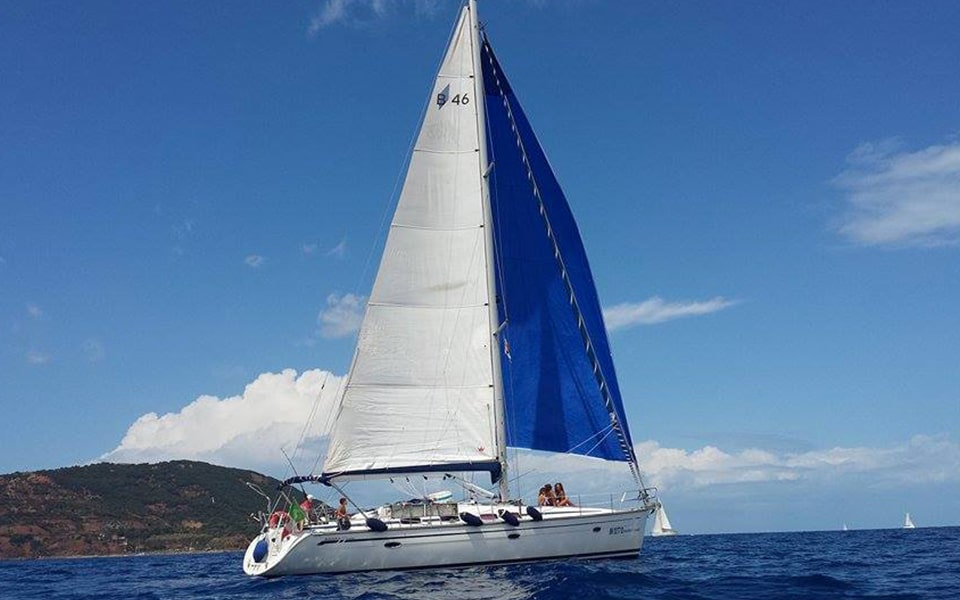 Bavaria 46 Cruiser, barca a vela, corsica del nord