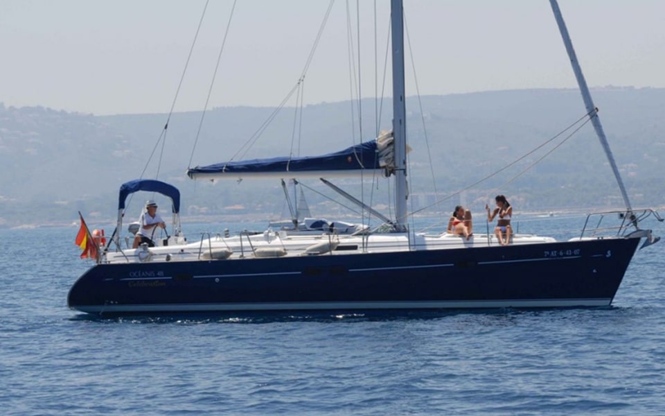 Beneteau Oceanis Clipper 411, barca a vela, golfo di Napoli, Napoli
