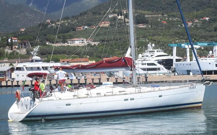 Beneteau Oceanis 52, barca a vela, isole Porquerolles