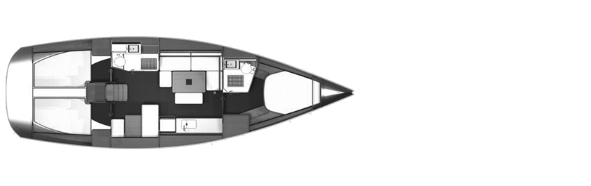 Dufour 405 Grand Large, barca a vela, Riviera Ligure