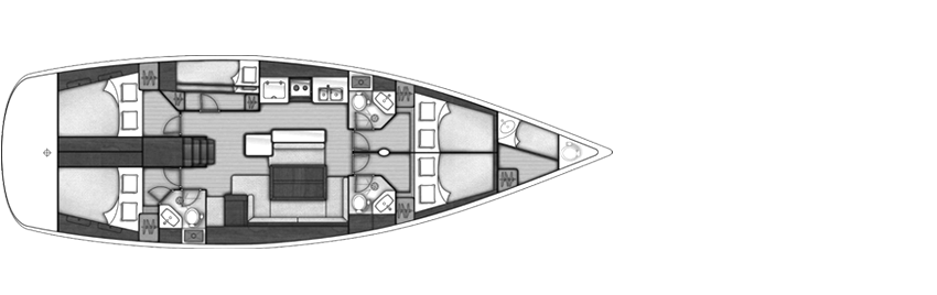 Barca a vela Beneteau Cyclades 50, Grecia, Cicladi, Dodecaneso
