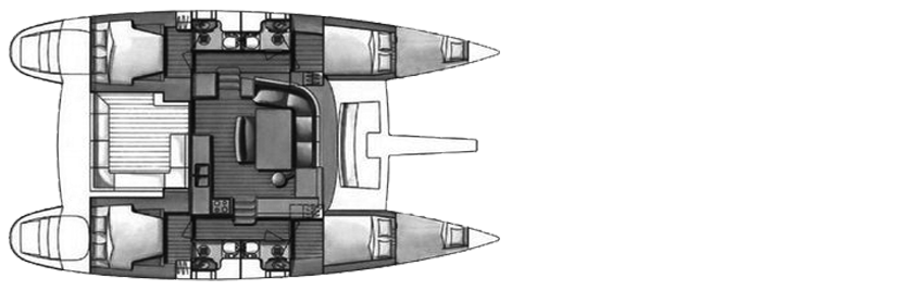 Barca a vela Lagoon 440, Grecia, Cicladi, Dodecaneso