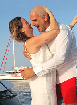 Anniversario nozze matrimonio in barca vela catamarano caicco