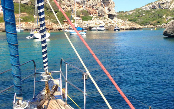 Baleari in barca a vela Minorca