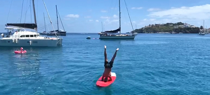 Barca a vela Golfo di Napoli catamarano