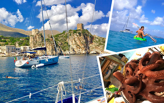Weekend in barca a vela in Sicilia